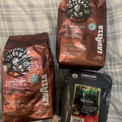 3 Bags Of Roasted Coffee Beans