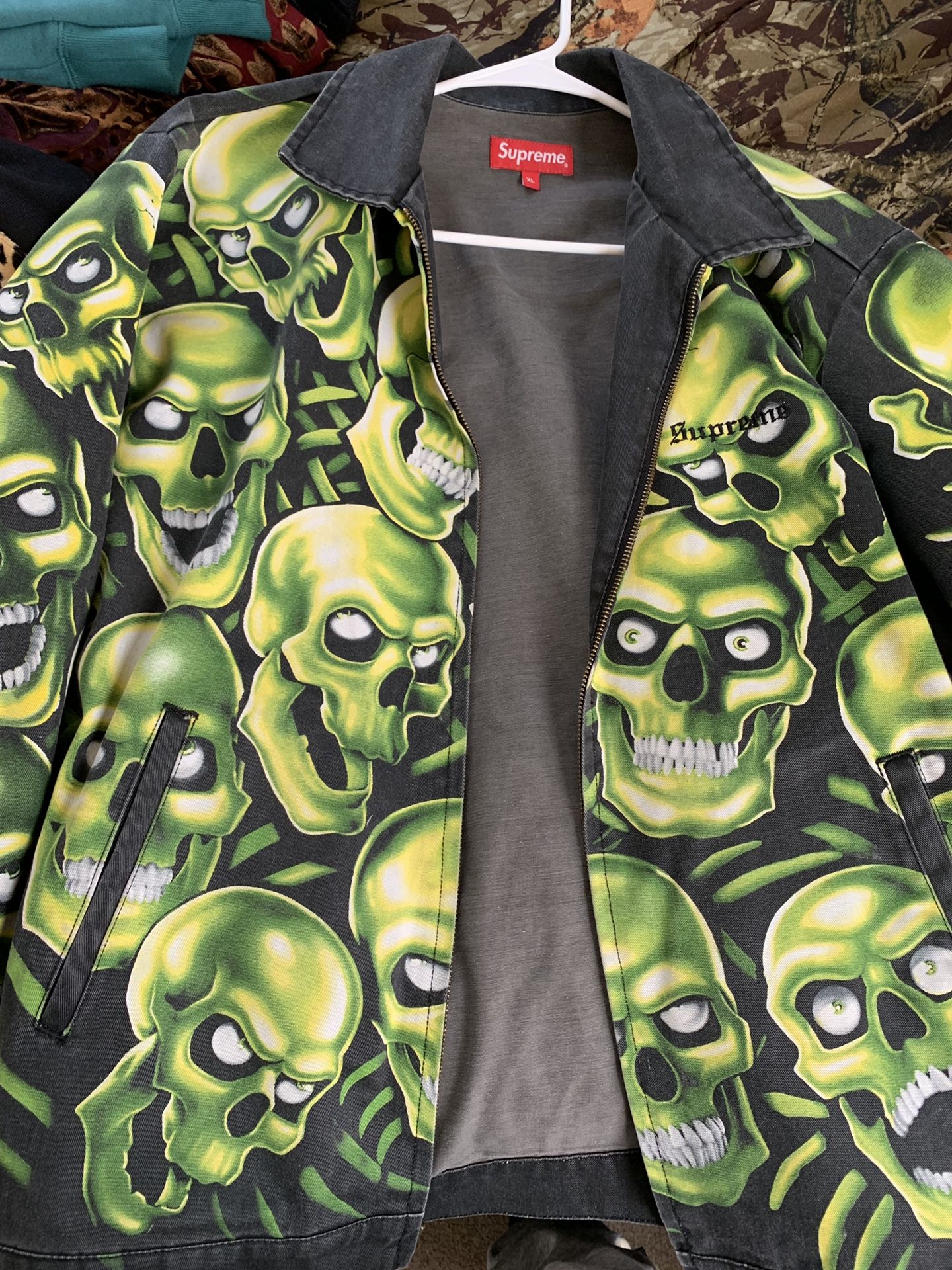 Supreme Skull Pile Jacket sz XL