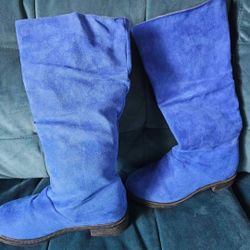 Velvet Blue BOOTS