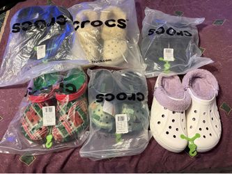 New Crocs – Fuzzy Lined, Wicked & Holiday Styles – $25