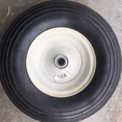 Wheel 400- 6 13 inch wheel barrel wheel 6 5/8 hub