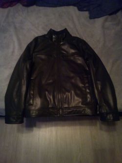 Calvin Klein Men's Leather Jacket