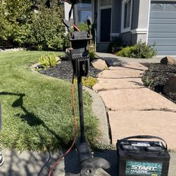 Trolling Motor And Battery