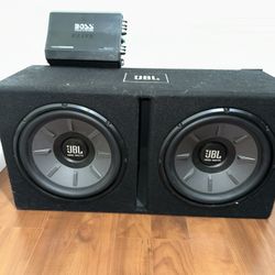 JBL subwoofers With Audio Amplifier 