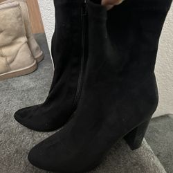 Black Heel Boots