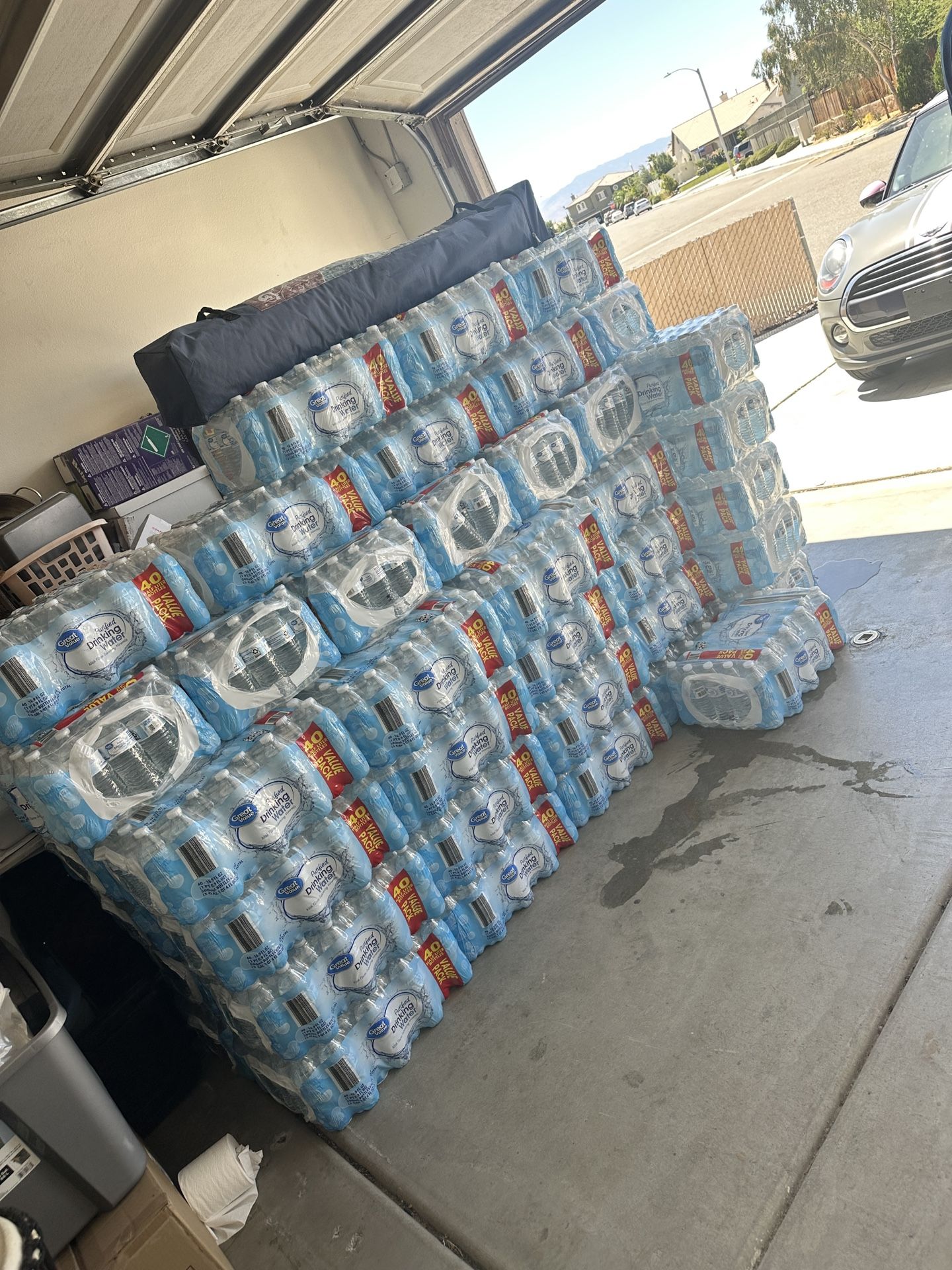 Purified Bottled Water 70 Cases 40 Count Each No CRV