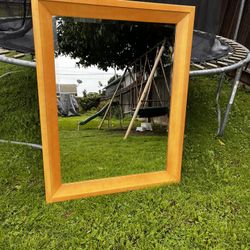 Wooden Tall Mirror 