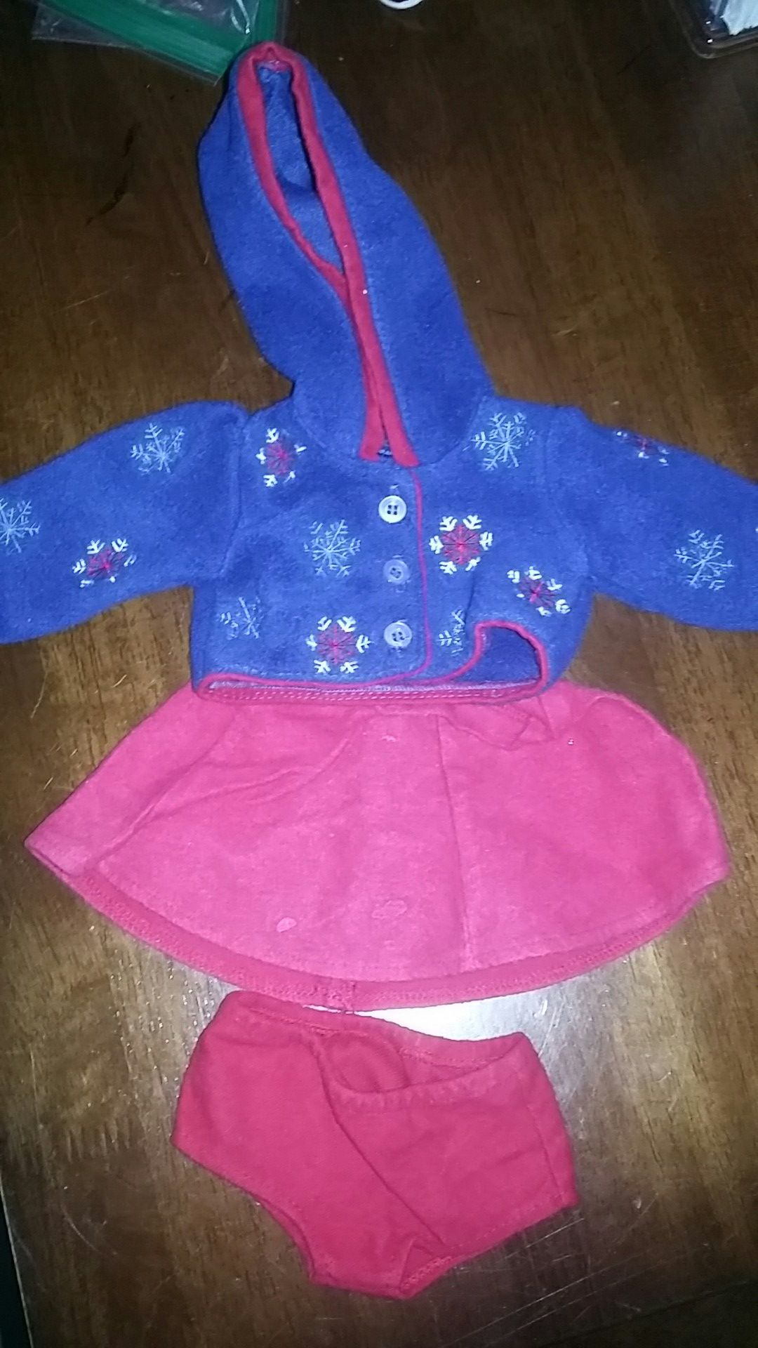 American Girl Doll Molly Skating Outfit