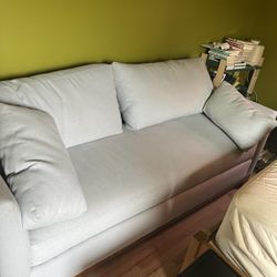 Blue Sleeper Sofa 