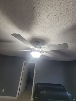 Brewester Chrome and White Large Fan