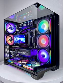 *NEW* NVIDIA RTX 5080 AMD Ryzen 7 9850X3D 64GB DDR5 RAM 2TB Gen 5 SSD RGB Gaming PC (8.8" LCD Screen)