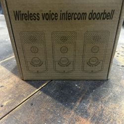 Wireless Voice Intercom Doorbell 