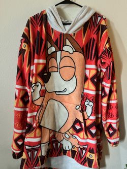 Bluey Chili Blanket Hoodie