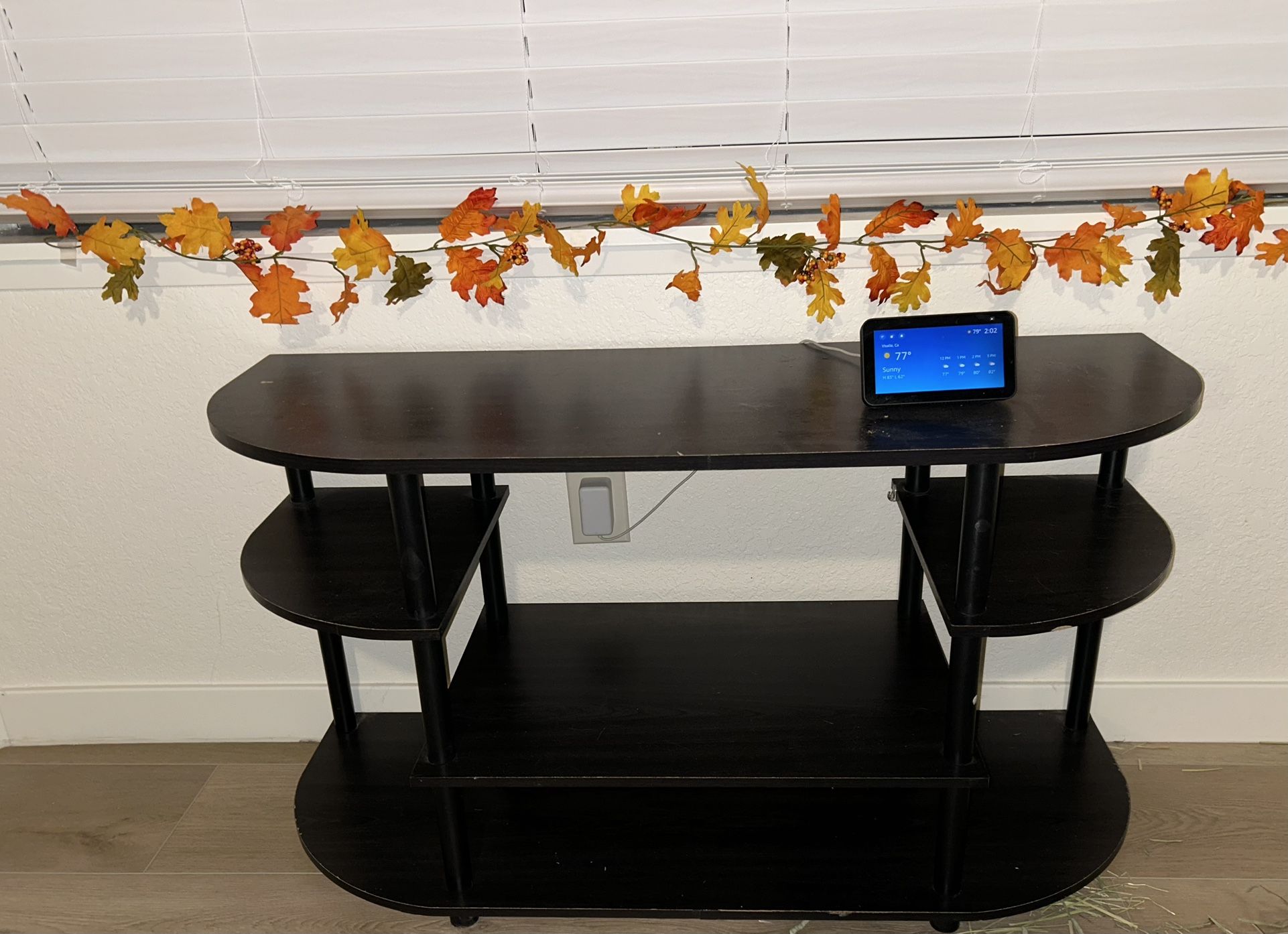 Wood TV stand