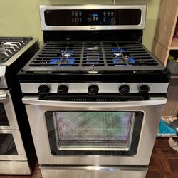 Estufa Whirlpool Stainless Steel 5 Quemadores 