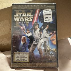 Brand New Star Wars A New Hope DVD Still Shrink Wrappe