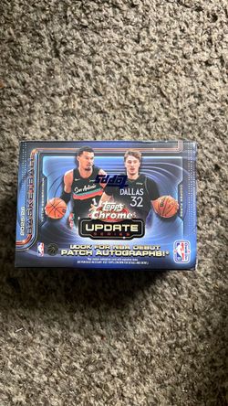 Sealed 2025/26 Topps Chrome Basketball Update Series Box
