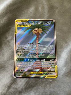 Pokemon rowlet and alolan exeggutor tag team