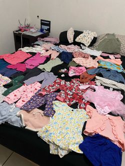 160 pieces of babygirl clothes