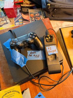 PS4 and charger