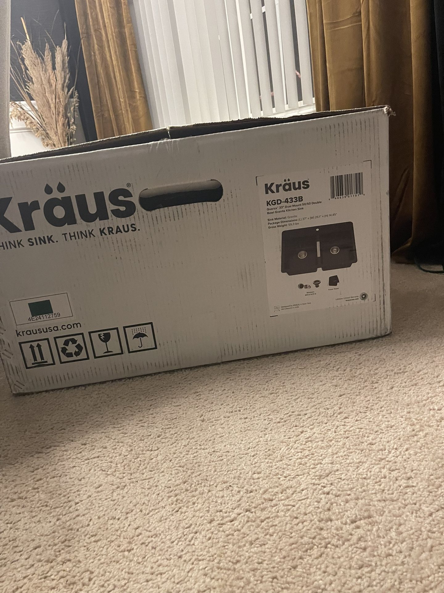 Brand New Kraus Double Sink