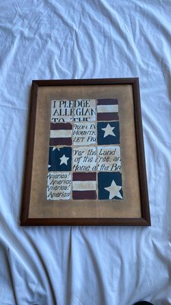 Framed Patriotic American Art Print