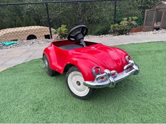 PENDING - VW Beetle Bug - kids pedal car - antique vintage