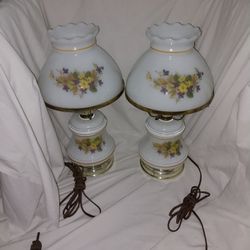 Pair Of Vintage Lamps 