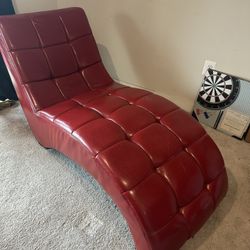 Red Lounge Chair 