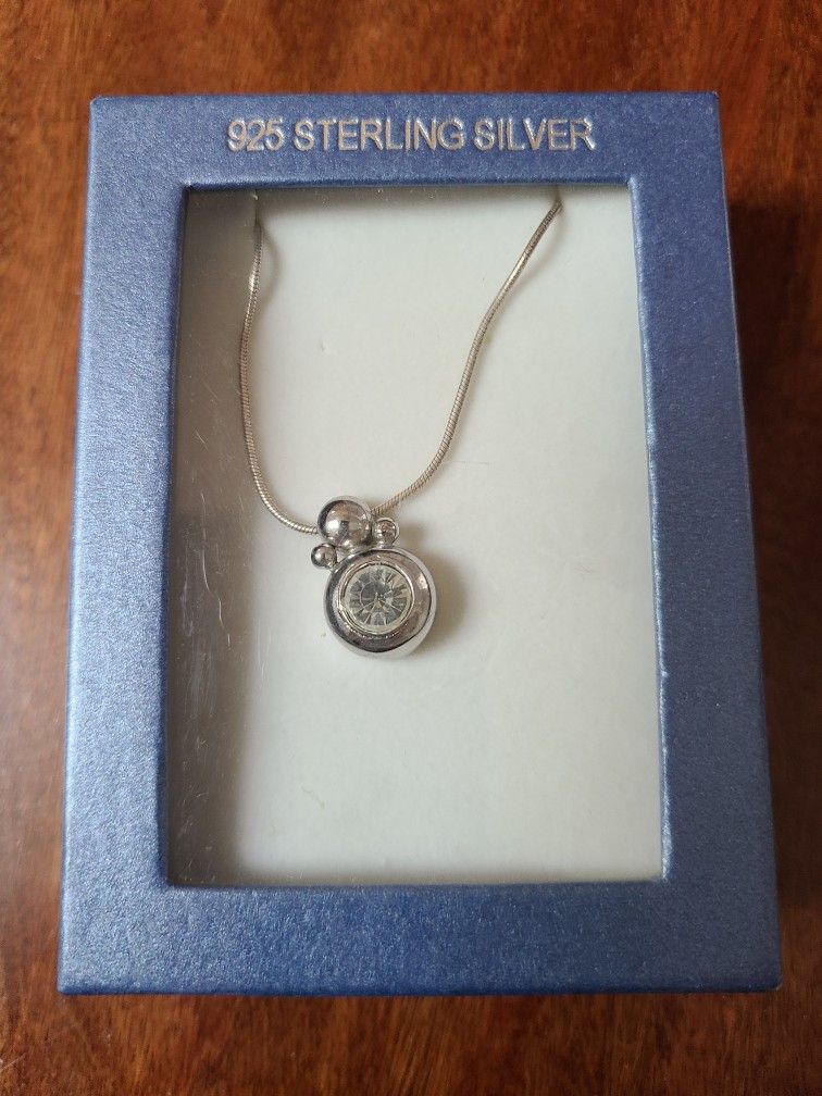 Beautiful Sterling Silver With Cubic Zirconia