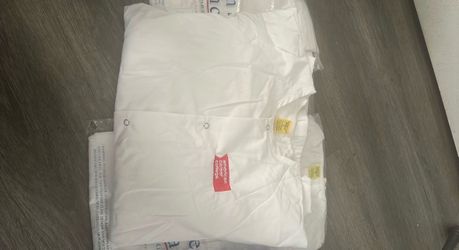 American Career College White Scrubs Small