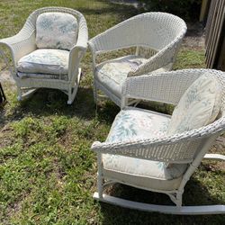 Vintage Patio/Porch Rocking Set