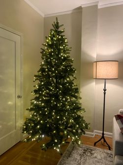Realistic 6-ft Pre-Lit Christmas Tree (Orig. $129)