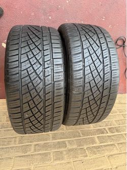 Set of 2 nice Continental ExtremeContact 255/35/19 ( We install & balance)