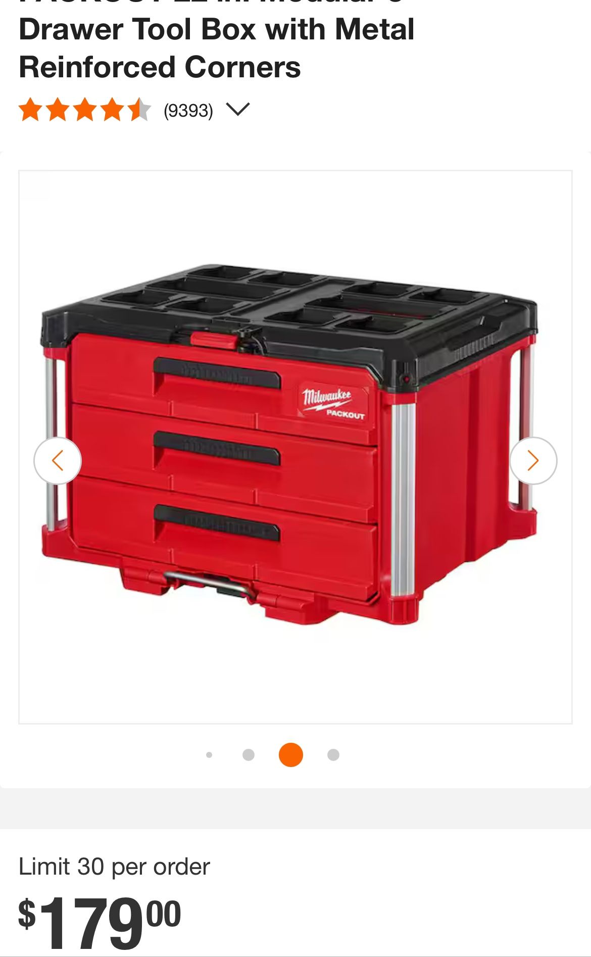 Milwaukee 3 Drawer Packout