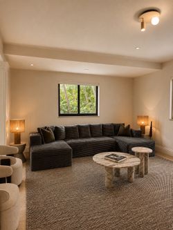 U shape sectional sofa