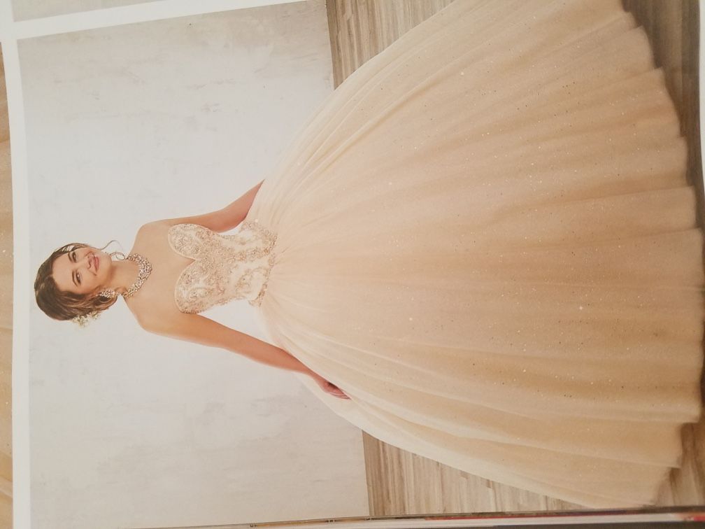 champagne grad dress V Neck Champagne Sequins Long Prom Dress with High Slit, Champagne Seq –  abcprom