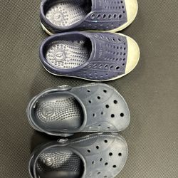 Crocs And Native Baby Sandals Size 4-5 