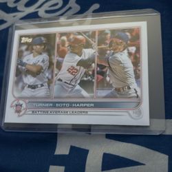 Trea Turner,Juan Soto,Bryce Harper Baseball Card