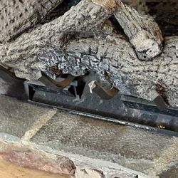 Gas Log Fireplace  -  NEW!