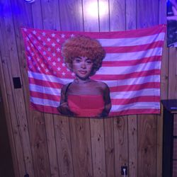 Ice Spice American Flag