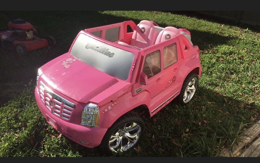 Kids Power Wheels Barbie Escalade