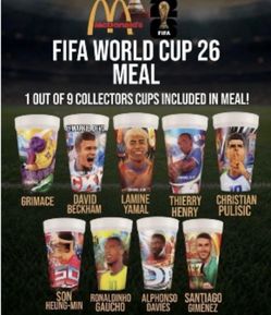FIFA 2026 Cups, $10 Each