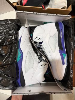 Jordan 5 Grapes Mint Condition Size 12
