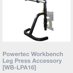 Powertec Workbench Leg Press Accessory 