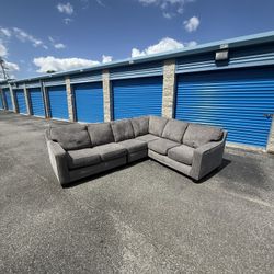 Gray Sectional (Reversible) - Delivery Available