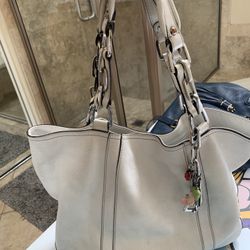 Juicy Couture White Leather Bag 