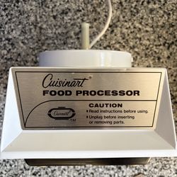 Replacement Base CFP 5A Cuisinart Food Processor