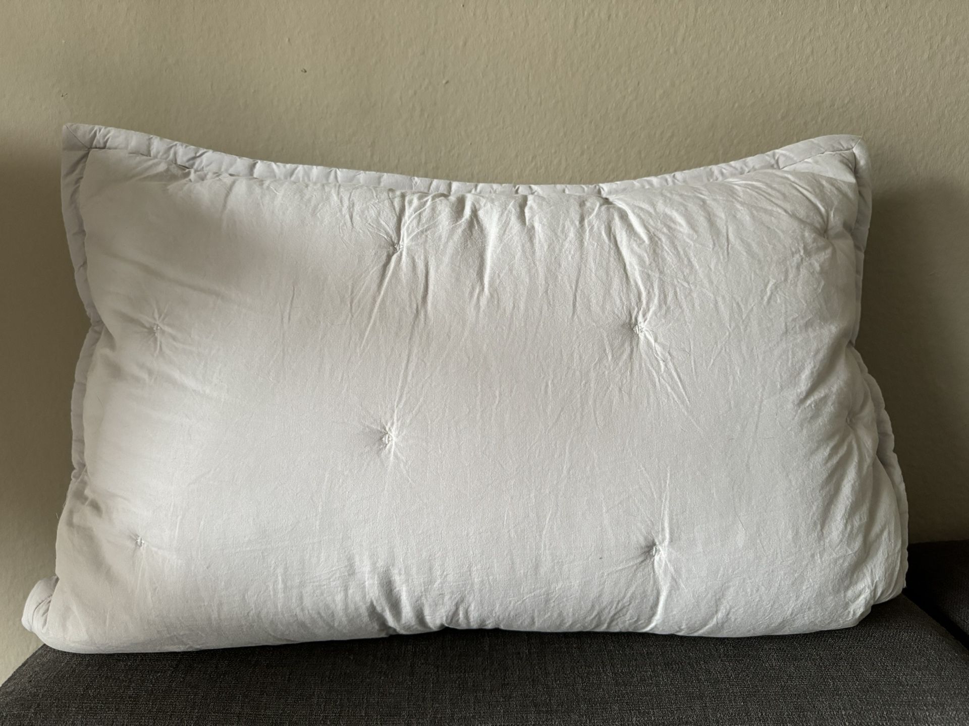 Casper Dawn Sham gray standard size