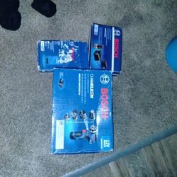 Bosch Power Drill And Battery Set 